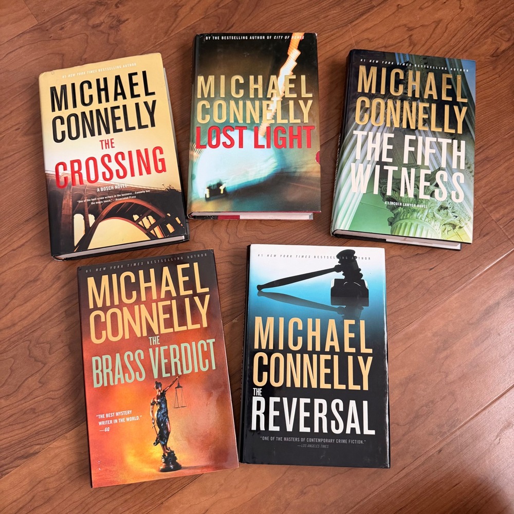 Michael Connelly Hardcover Books 1st Editions Harry Bosch Mickey Haller Lot of 5